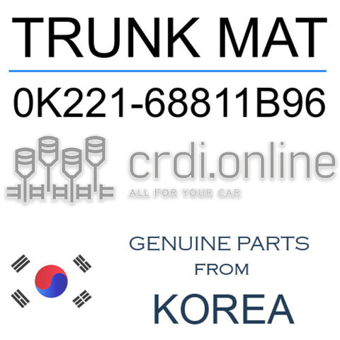 TRUNK MAT [ORIGINAL] 0K221-68811B96 0K22168811B96 0K221 68811B96