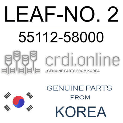LEAF-NO. 2 [ORIGINAL] 55112-58000 5511258000 55112 58000