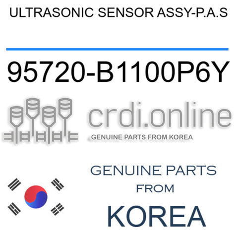 ULTRASONIC SENSOR ASSY-P.A.S [ORIGINAL] 95720-B1100P6Y 95720B1100P6Y 95720 B1100P6Y