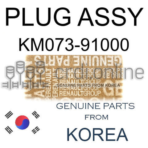PLUG ASSY [ORIGINAL] KM073-91000 KM07391000 KM073 91000