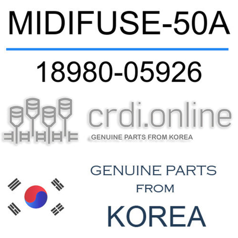 MIDIFUSE-50A 18980-05926 1898005926 18980 05926