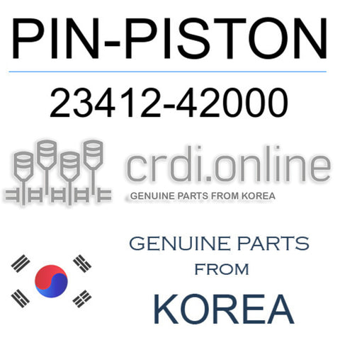 PIN-PISTON [ORIGINAL] 23412-42000 2341242000 23412 42000