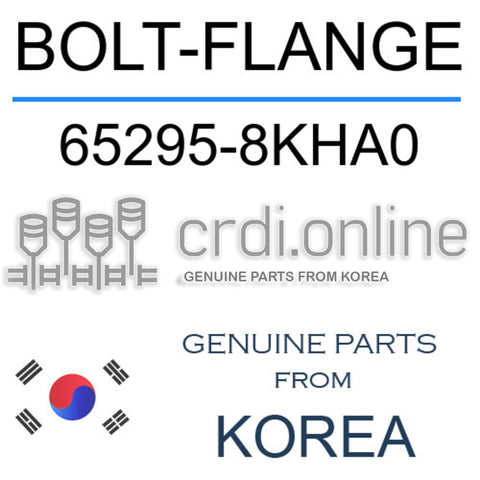 BOLT-FLANGE 65295-8KHA0 652958KHA0 65295 8KHA0