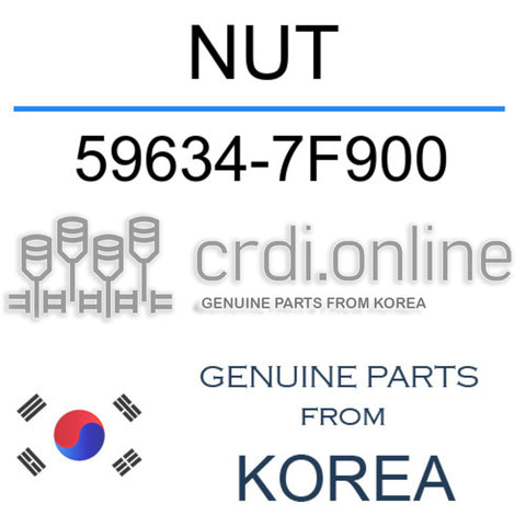 NUT [ORIGINAL] 59634-7F900 596347F900 59634 7F900