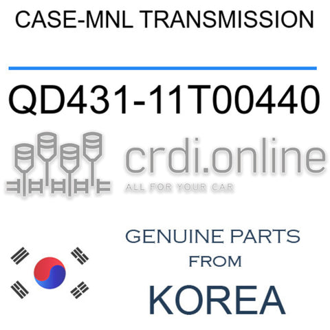 CASE-MNL TRANSMISSION [ORIGINAL] QD431-11T00440 QD43111T00440 QD431 11T00440