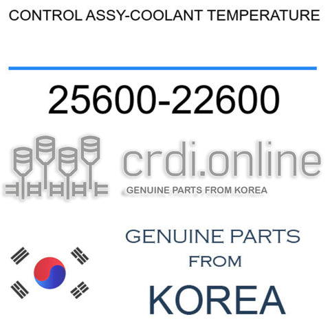 CONTROL ASSY-COOLANT TEMPERATURE [ORIGINAL] 25600-22600 2560022600 25600 22600