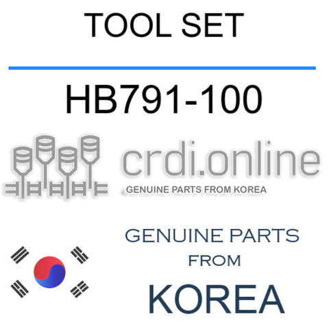 TOOL SET HB791-100 HB791100 HB791 100