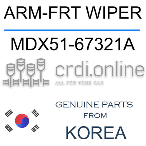 ARM-FRT WIPER MDX51-67321A MDX5167321A MDX51 67321A