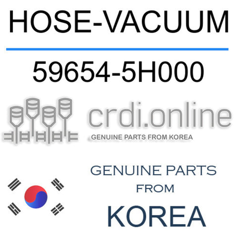 HOSE-VACUUM 59654-5H000 596545H000 59654 5H000