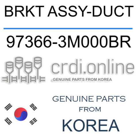 BRKT ASSY-DUCT [ORIGINAL] 97366-3M000BR 973663M000BR 97366 3M000BR