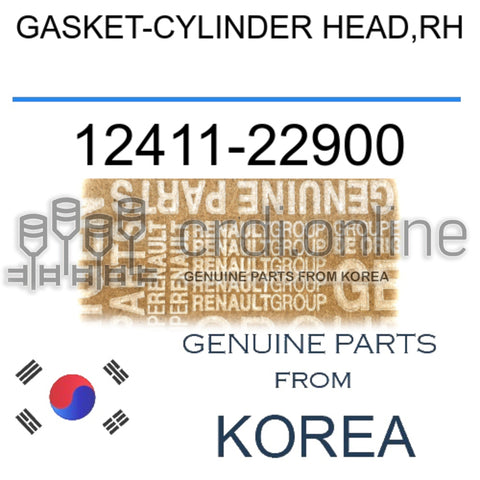 GASKET-CYLINDER HEAD,RH [ORIGINAL] 12411-22900 1241122900 12411 22900