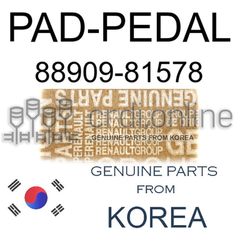 PAD-PEDAL [ORIGINAL] 88909-81578 8890981578 88909 81578
