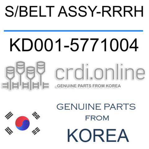 S/BELT ASSY-RRRH KD001-5771004 KD0015771004 KD001 5771004