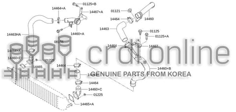TUBE ASSY-INLET 14460-JG70A 14460JG70A 14460 JG70A