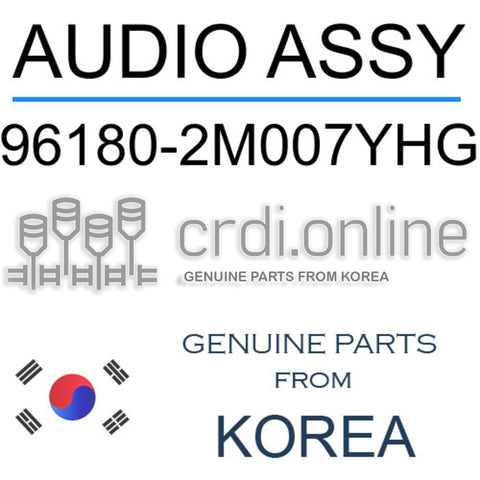 AUDIO ASSY 96180-2M007YHG 961802M007YHG 96180 2M007YHG