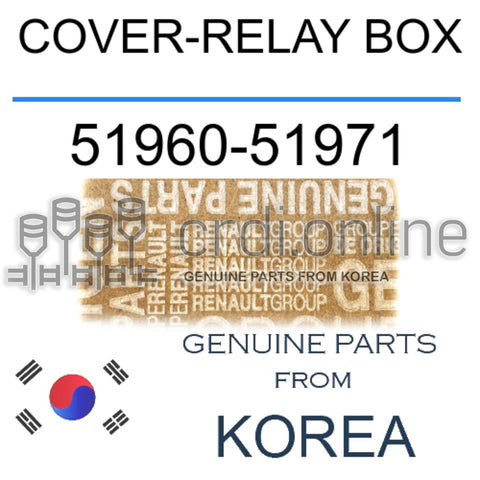 COVER-RELAY BOX [ORIGINAL] 51960-51971 5196051971 51960 51971