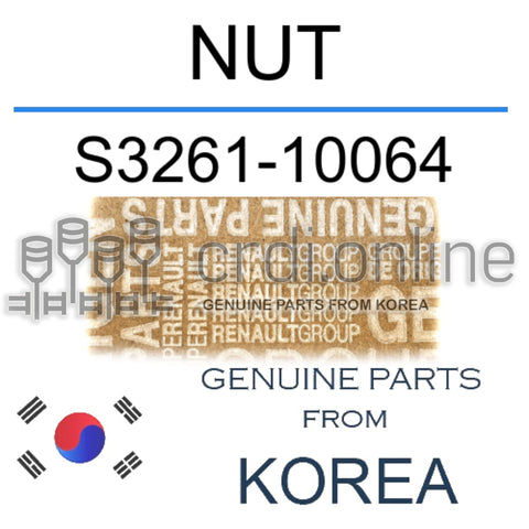 NUT [ORIGINAL] S3261-10064 S326110064 S3261 10064