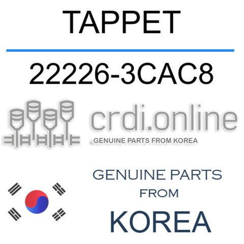 TAPPET [ORIGINAL] 22226-3CAC8 222263CAC8 22226 3CAC8