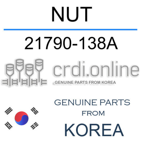 NUT [ORIGINAL] 21790-138A 21790138A 21790 138A