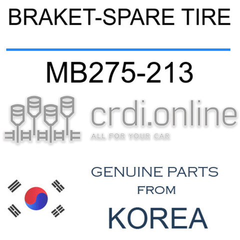 BRAKET-SPARE TIRE [ORIGINAL] MB275-213 MB275213 MB275 213