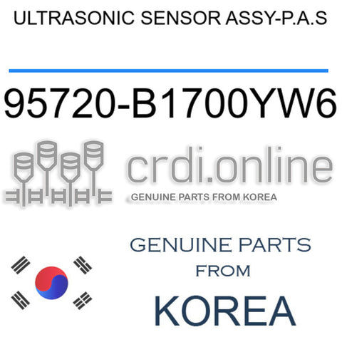 ULTRASONIC SENSOR ASSY-P.A.S [ORIGINAL] 95720-B1700YW6 95720B1700YW6 95720 B1700YW6