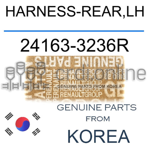 HARNESS-REAR,LH [ORIGINAL] 24163-3236R 241633236R 24163 3236R