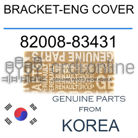 BRACKET-ENG COVER [ORIGINAL] 82008-83431 8200883431 82008 83431