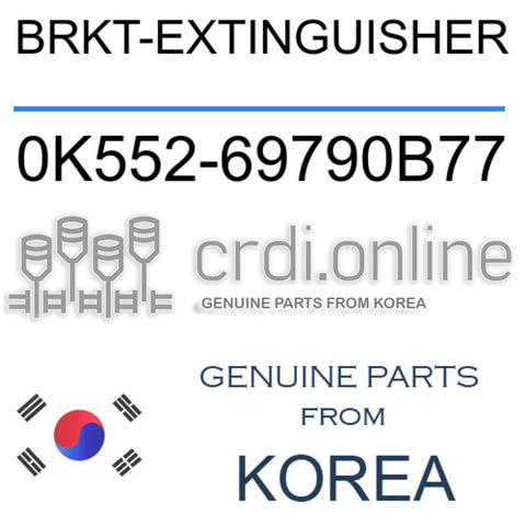 BRKT-EXTINGUISHER [ORIGINAL] 0K552-69790B77 0K55269790B77 0K552 69790B77