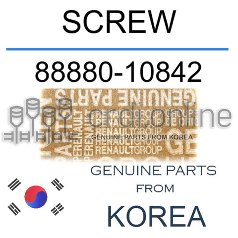 SCREW [ORIGINAL] 88880-10842 8888010842 88880 10842