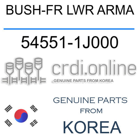 BUSH-FR LWR ARMA 54551-1J000 545511J000 54551 1J000