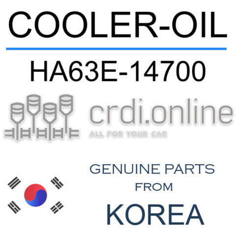 COOLER-OIL [ORIGINAL] HA63E-14700 HA63E14700 HA63E 14700