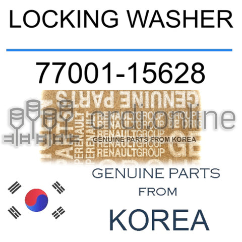 LOCKING WASHER [ORIGINAL] 77001-15628 7700115628 77001 15628