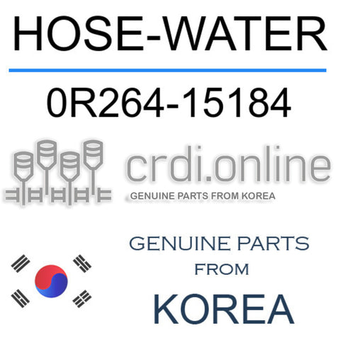 HOSE-WATER [ORIGINAL] 0R264-15184 0R26415184 0R264 15184