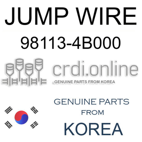 JUMP WIRE 98113-4B000 981134B000 98113 4B000