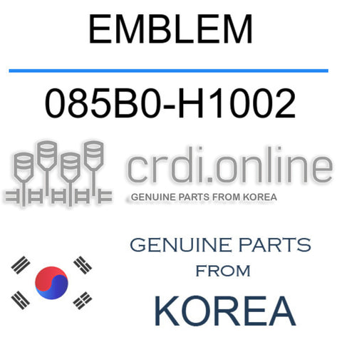 EMBLEM 085B0-H1002 085B0H1002 085B0 H1002