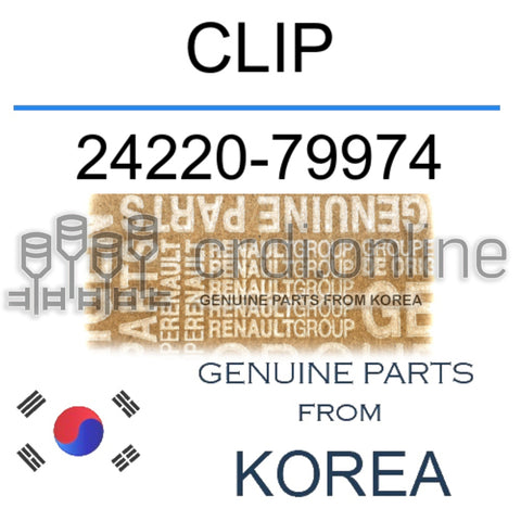 CLIP [ORIGINAL] 24220-79974 2422079974 24220 79974