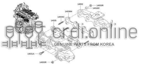 GASKET-INTAKE MANIFOLD 82003-63223 8200363223 82003 63223