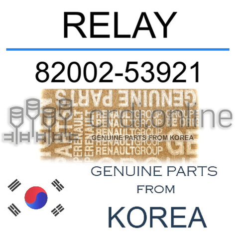 RELAY [ORIGINAL] 82002-53921 8200253921 82002 53921