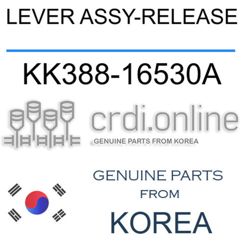 LEVER ASSY-RELEASE KK388-16530A KK38816530A KK388 16530A