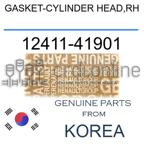 GASKET-CYLINDER HEAD,RH [ORIGINAL] 12411-41901 1241141901 12411 41901