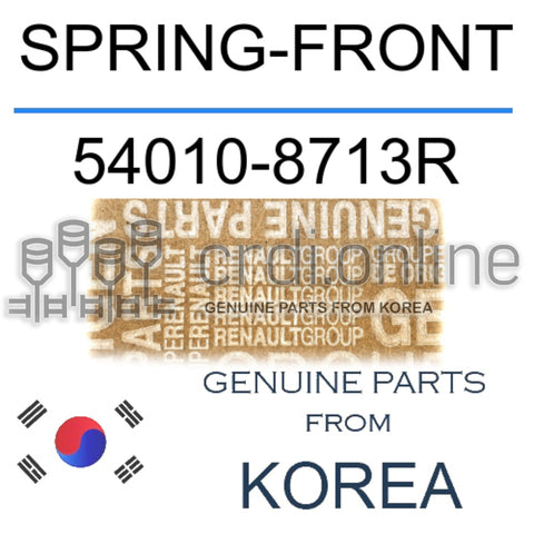 SPRING-FRONT [ORIGINAL] 54010-8713R 540108713R 54010 8713R