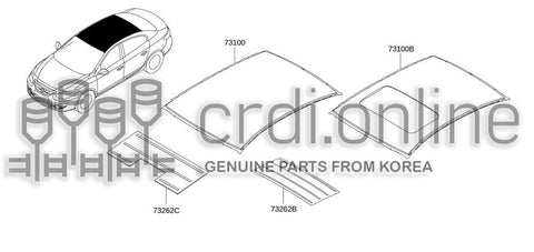 ROOF ASSY 73112-4916R 731124916R 73112 4916R