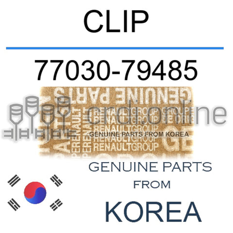 CLIP [ORIGINAL] 77030-79485 7703079485 77030 79485