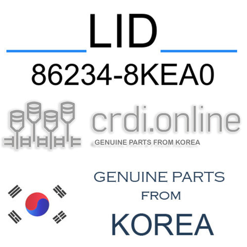 LID [ORIGINAL] 86234-8KEA0 862348KEA0 86234 8KEA0