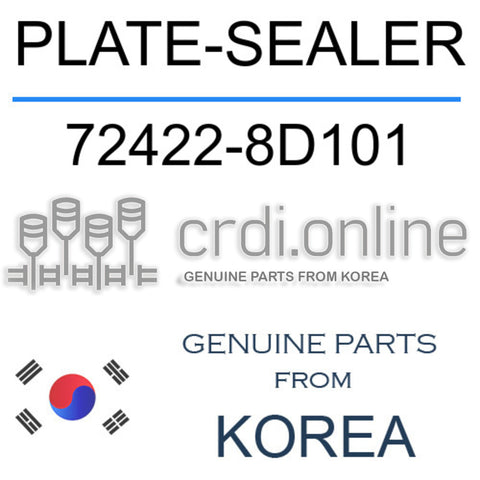 PLATE-SEALER [ORIGINAL] 72422-8D101 724228D101 72422 8D101