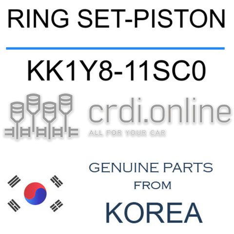 RING SET-PISTON [ORIGINAL] KK1Y8-11SC0 KK1Y811SC0 KK1Y8 11SC0