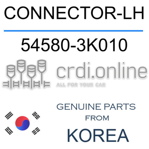 CONNECTOR-LH [ORIGINAL] 54580-3K010 545803K010 54580 3K010