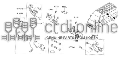 PAD KIT-REAR BRAKE 44060-3321R 440603321R 44060 3321R