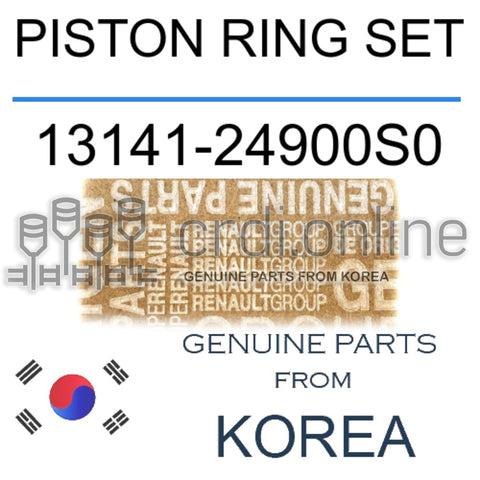 PISTON RING SET [ORIGINAL] 13141-24900S0 1314124900S0 13141 24900S0