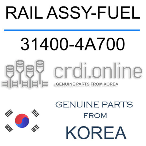 [ORIGINAL] RAIL ASSY-FUEL 31400-4A700 314004A700 31400 4A700